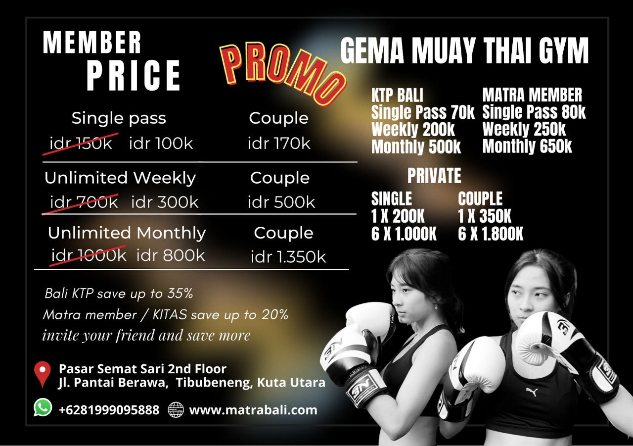 gema muay thai bali membership
